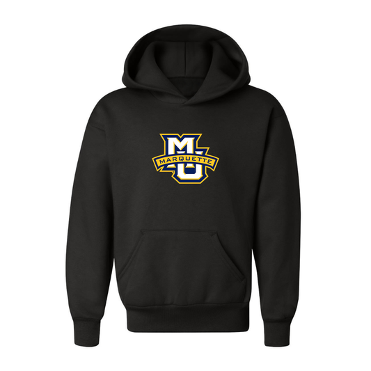 Youth Marquette Golden Eagles Logo Pullover Hoodie