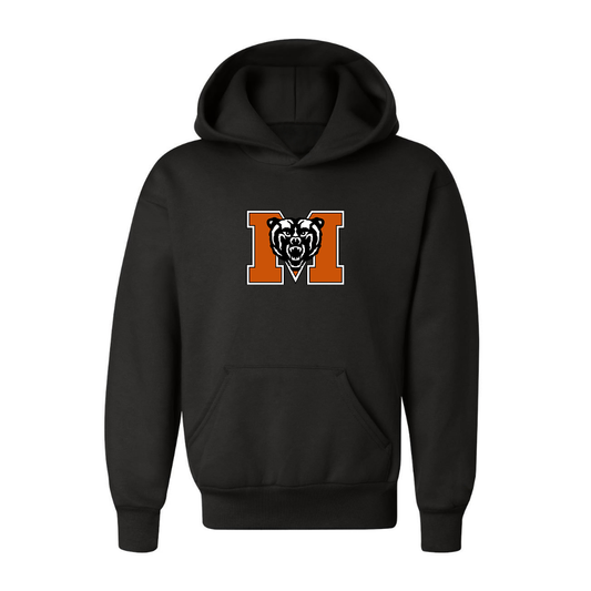 Youth Mercer Bears Logo Pullover Hoodie