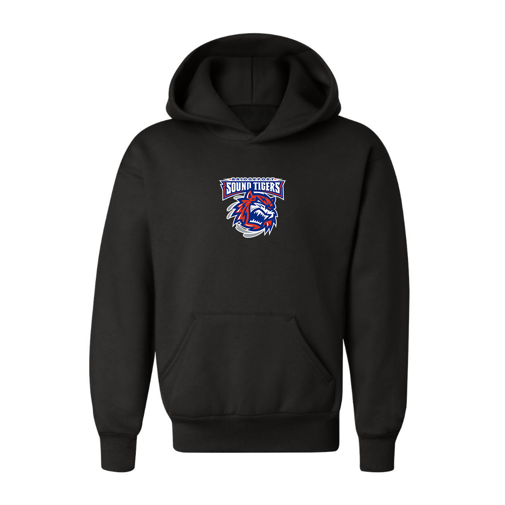 Youth Bridgeport Sound Tigers Logo Pullover Hoodie