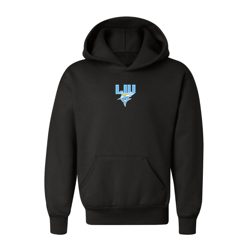 Youth LIU Brooklyn Blackbirds Logo Pullover Hoodie