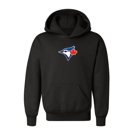 Youth Bluefield Blue Jays Logo Pullover Hoodie