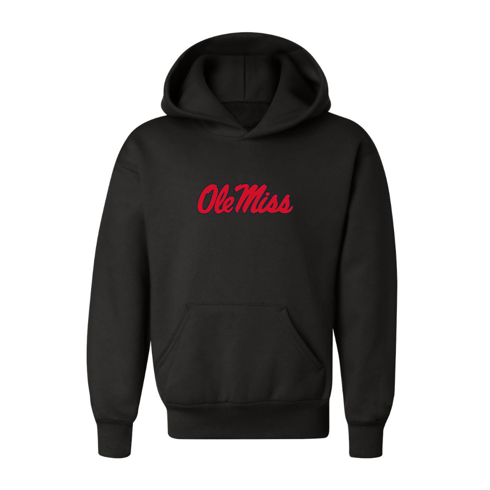 Youth Mississippi Rebels Logo Pullover Hoodie