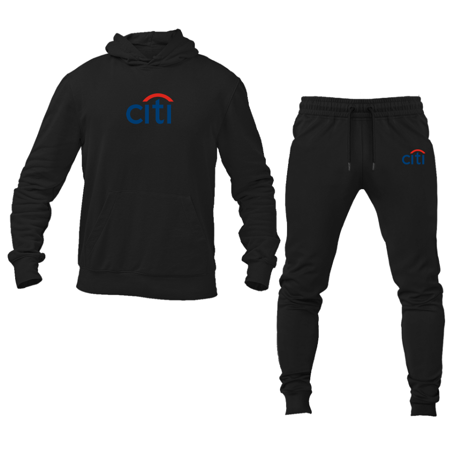 Men's Citi logo Hoodie Joggers Set