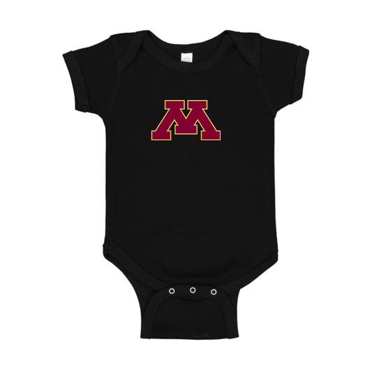 Minnesota Golden Gophers Logo Baby Romper Onesie
