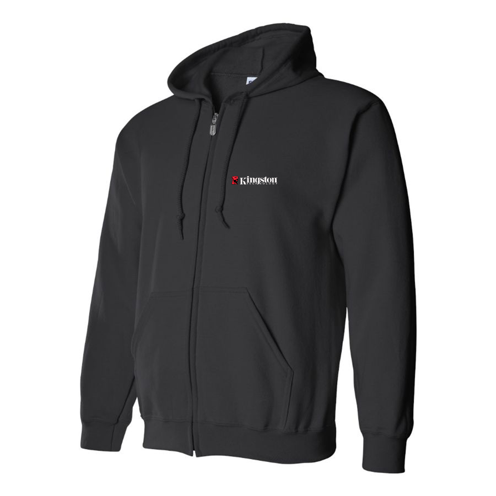 Men's Kingston Logo Zipper Hoodie