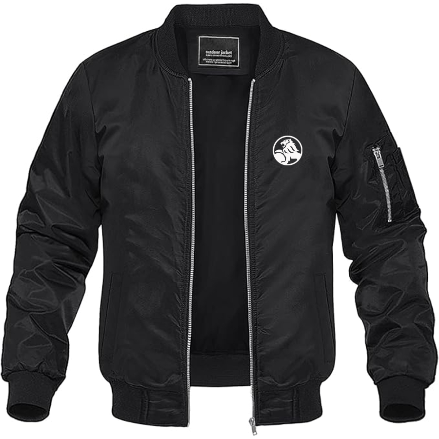 Men's Holden Logo Lightweight Bomber Jacket Windbreaker Softshell Varsity Jacket Coat