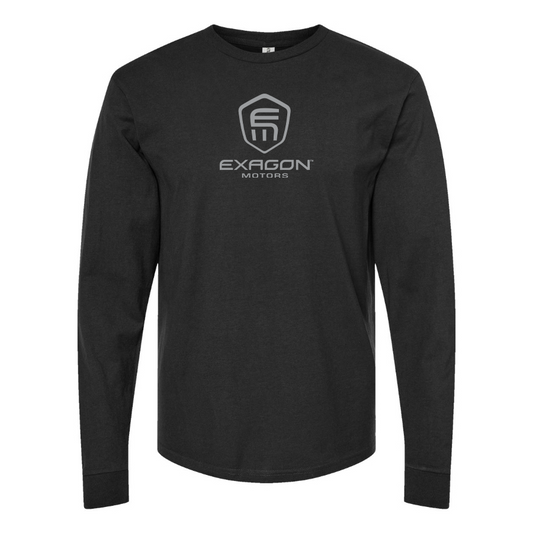 Youth Exagon Motors Logo Cotton Long Sleeve T-Shirt