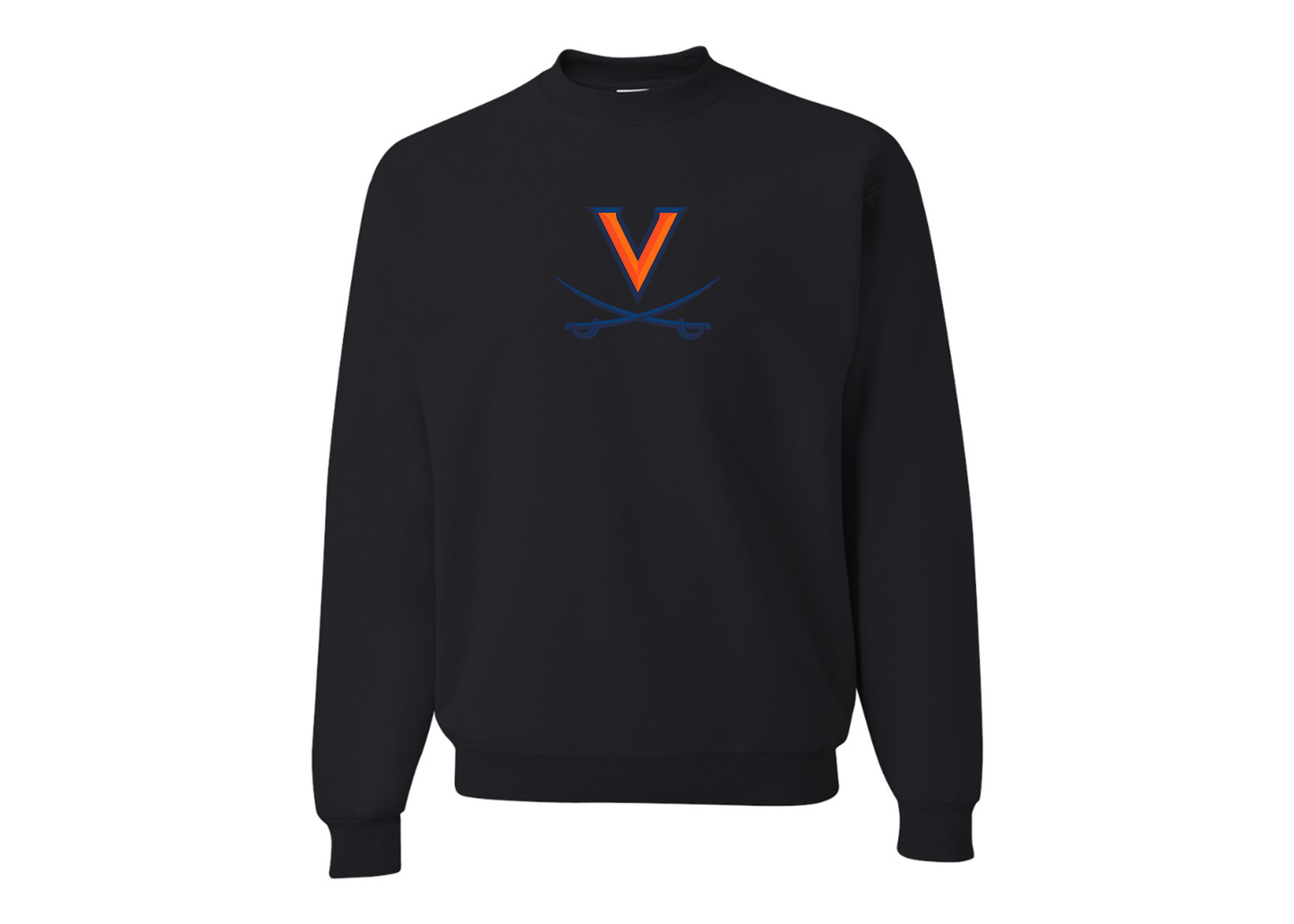 Men's Virginia Cavaliers JERZEES NuBlend Crewneck Sweatshirt