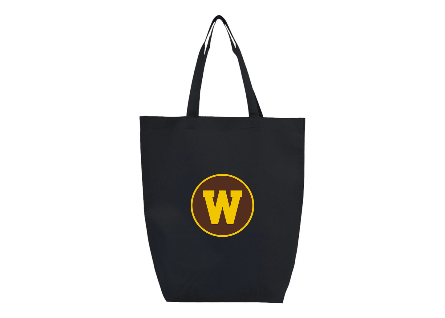 Western Michigan Broncos Q-Tees Non-Woven Gusset Bottom Tote