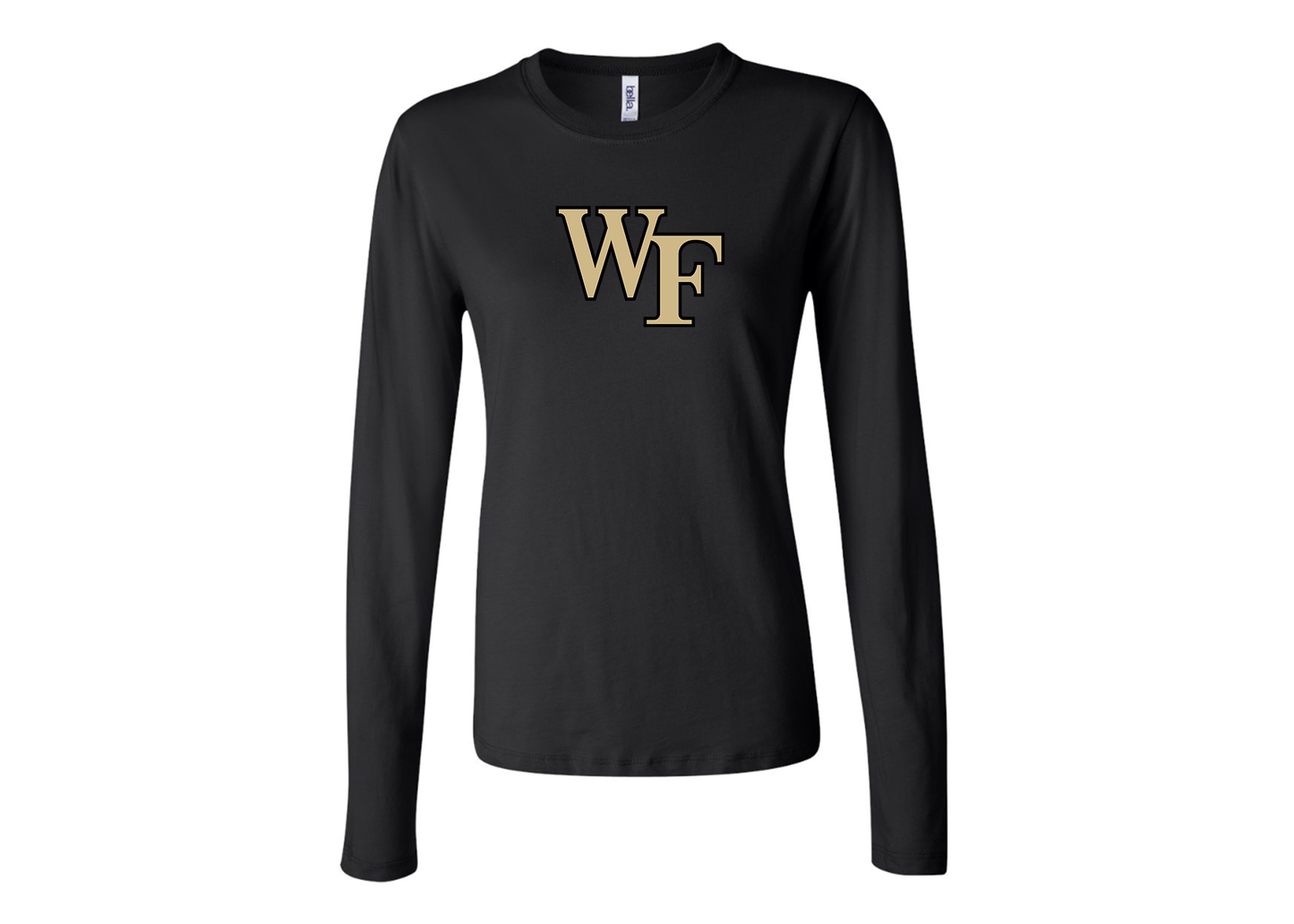 BELLA CANVAS Women’s Wake Forest Demon Deacons Jersey Long Sleeve Tee