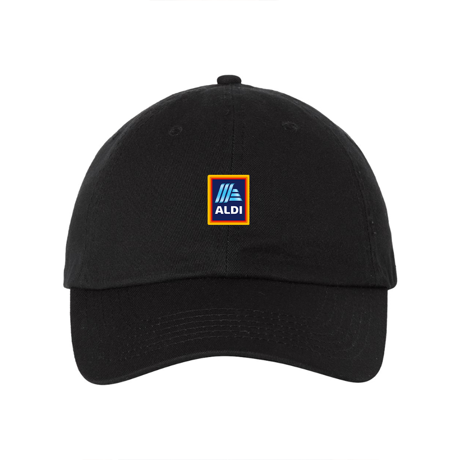 Aldi Logo  Valucap Adult Bio-Washed Classic Dad Hat
