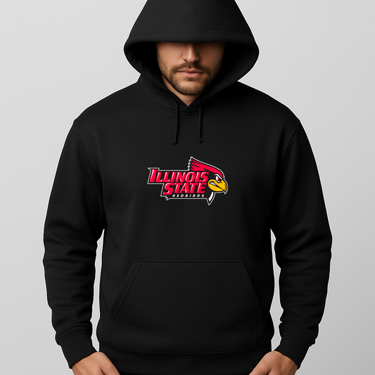 Men's Illinois State Redbirds Logo Pullover Hoodie