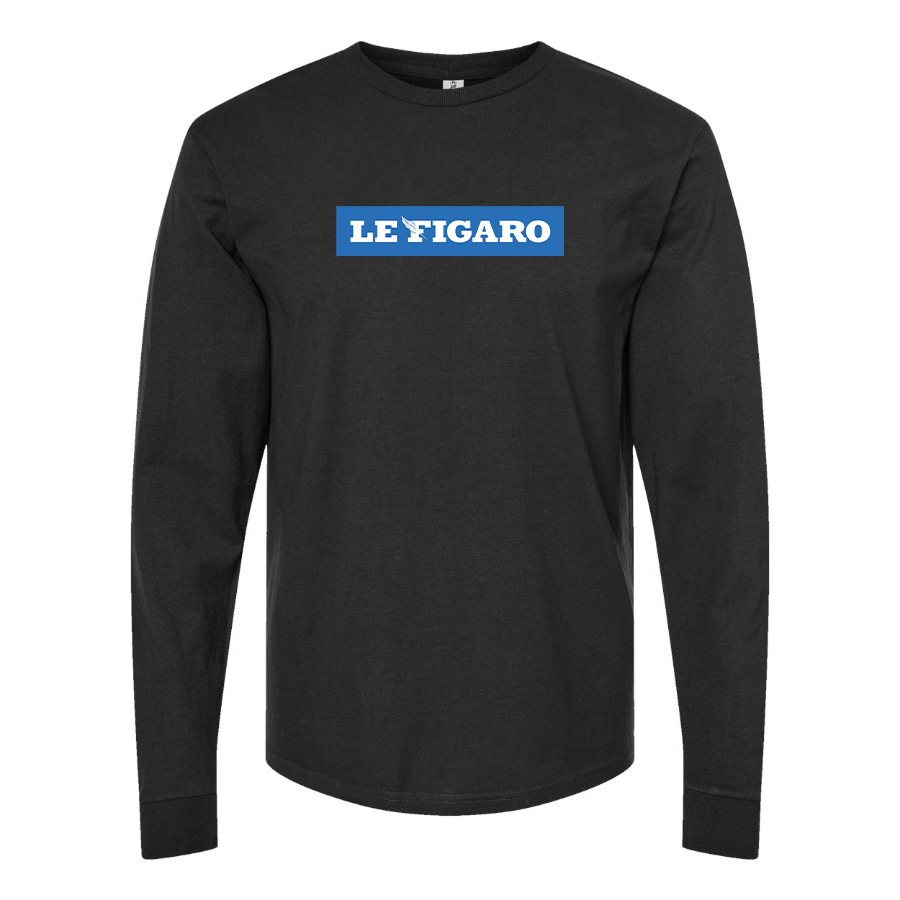 Men's Le Figaro Logo Long Sleeve T-Shirt