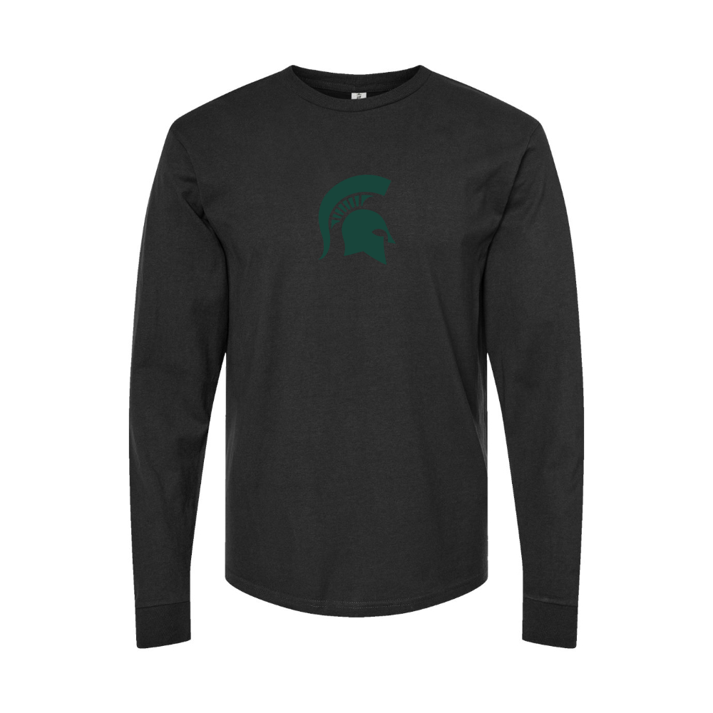 Youth Michigan State Spartans Logo Cotton Long Sleeve T-Shirt