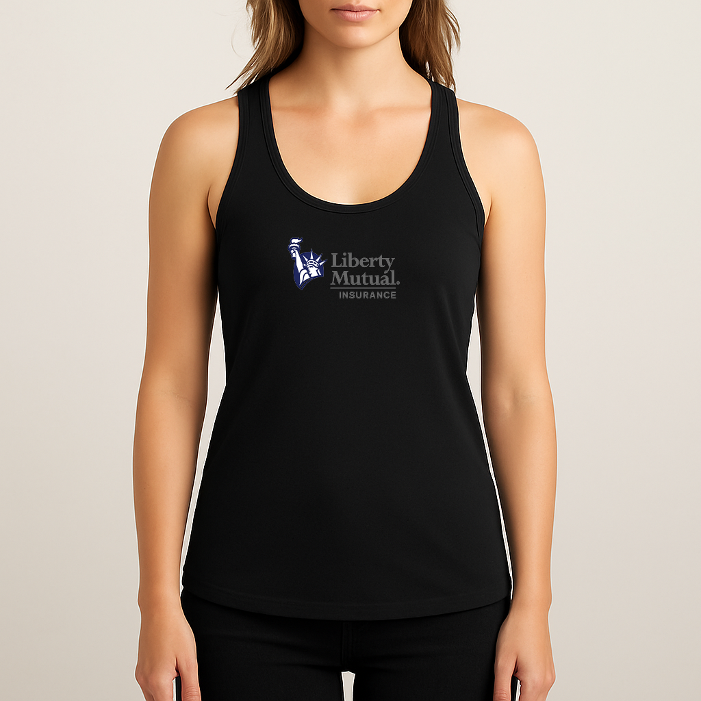 Women's Liberty Mutual Insurance Logo Next Level Ideal Racerback Tank