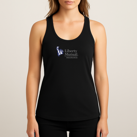Women's Liberty Mutual Insurance Logo Next Level Ideal Racerback Tank