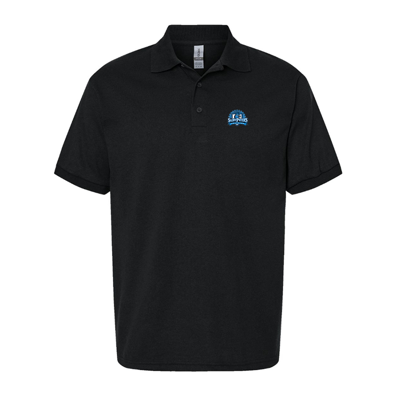 Men's Saint Peters Peacocks Logo Dry Blend Polo