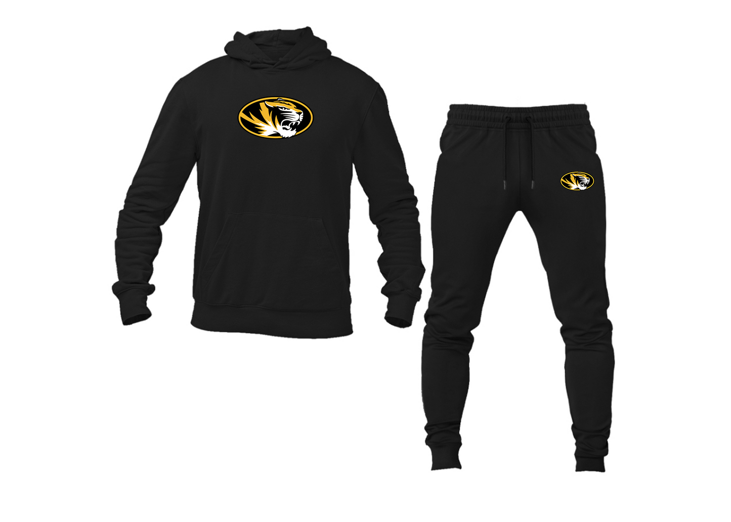 Men's Missouri Tigers Logo Hoodie Joggers Set