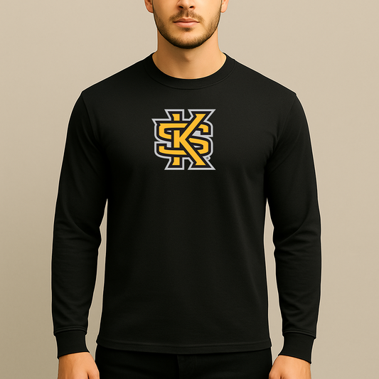 Men's Kennesaw State Owls Logo Long Sleeve T-Shirt