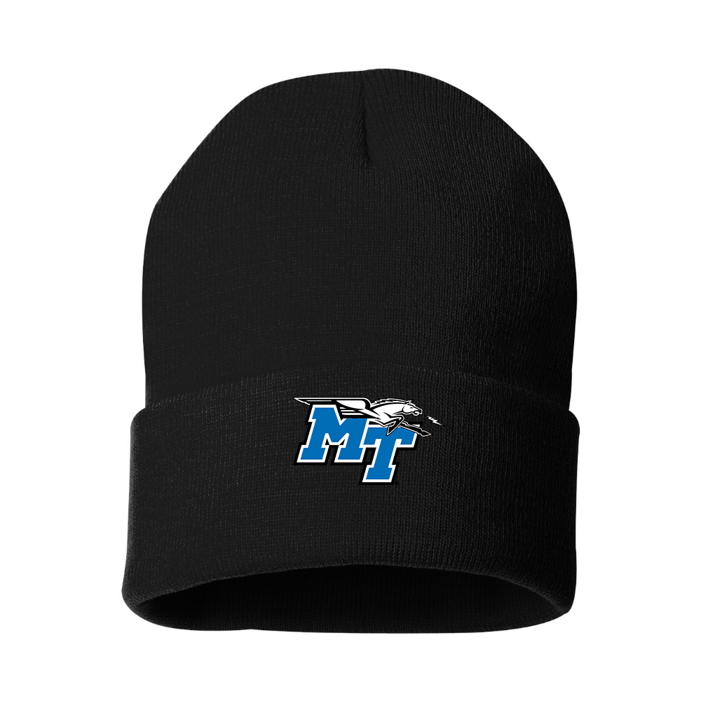 Middle Tennessee Blue Raiders Logo Beanie Hat