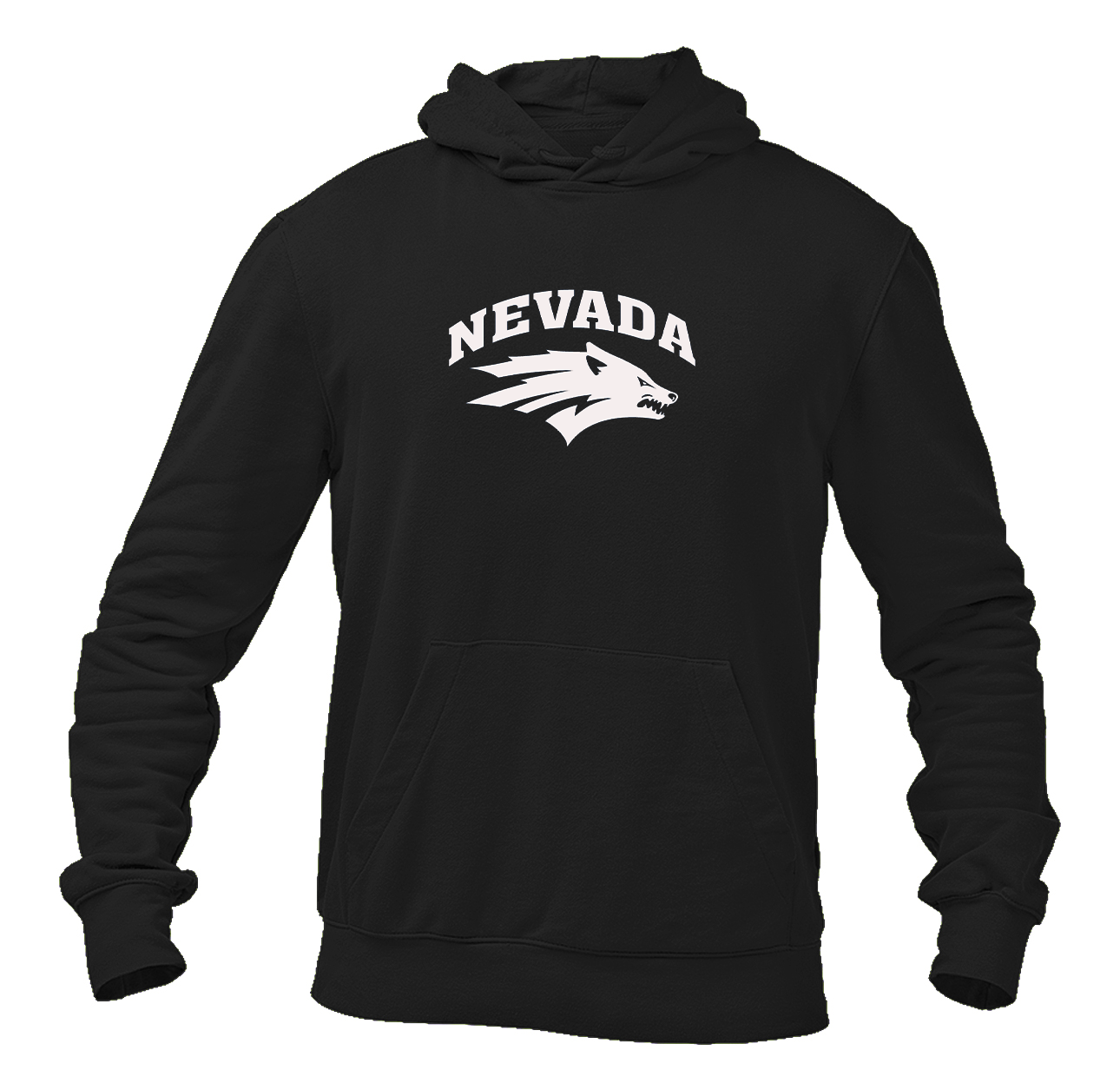 Men's Nevada Wolf Pack Logo Pullover Hoodie