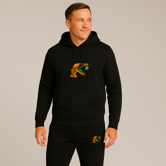 Men's Florida AM Rattlers Logo Hoodie Joggers Set