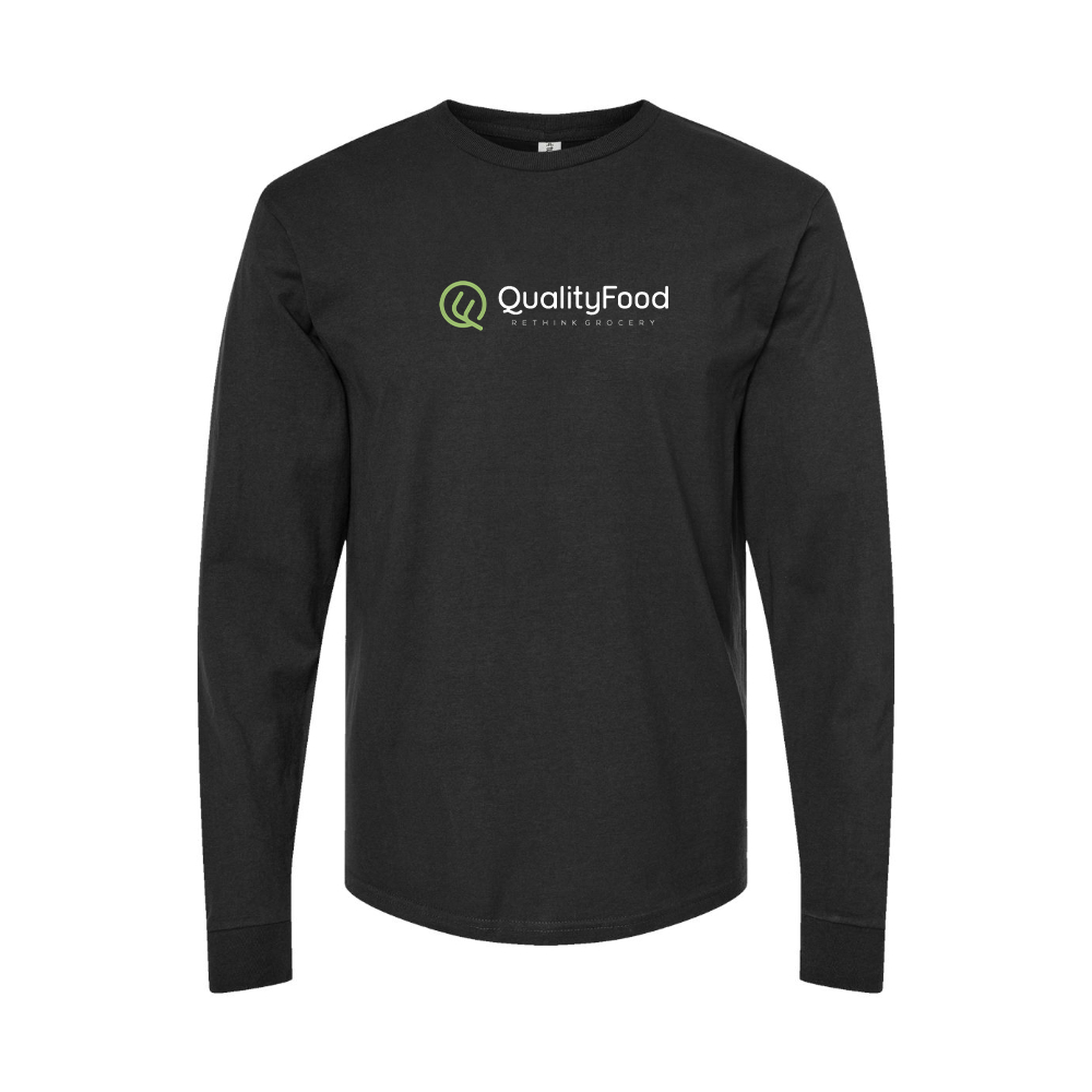 Men's Quality Food Logo Long Sleeve T-Shirt