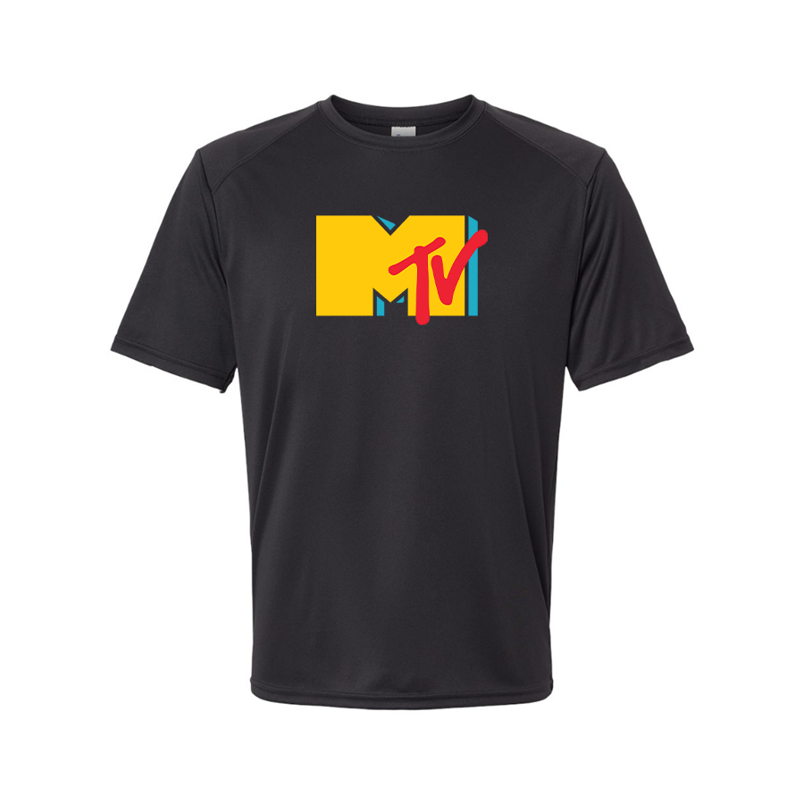 Men's MTV Logo Polyester T-Shirt