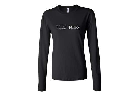 BELLA CANVAS Women’s Fleet Foxes Logo Jersey Long Sleeve Tee