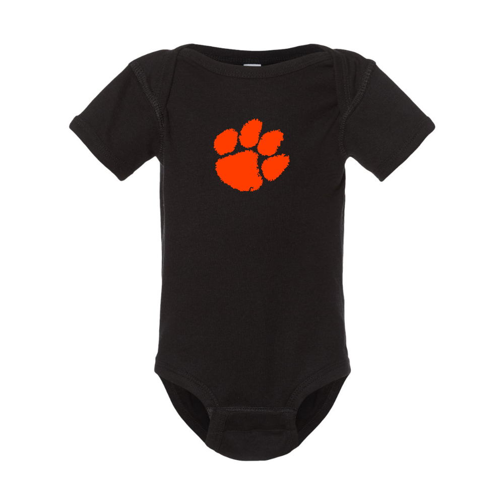Clemson Tigers  Rabbit Skins Infant Baby Rib Bodysuit