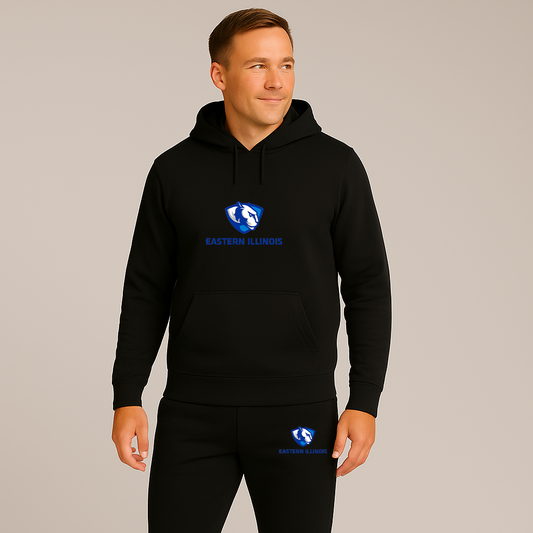 Men's Eastern Illinois Panthers Logo Hoodie Joggers Set