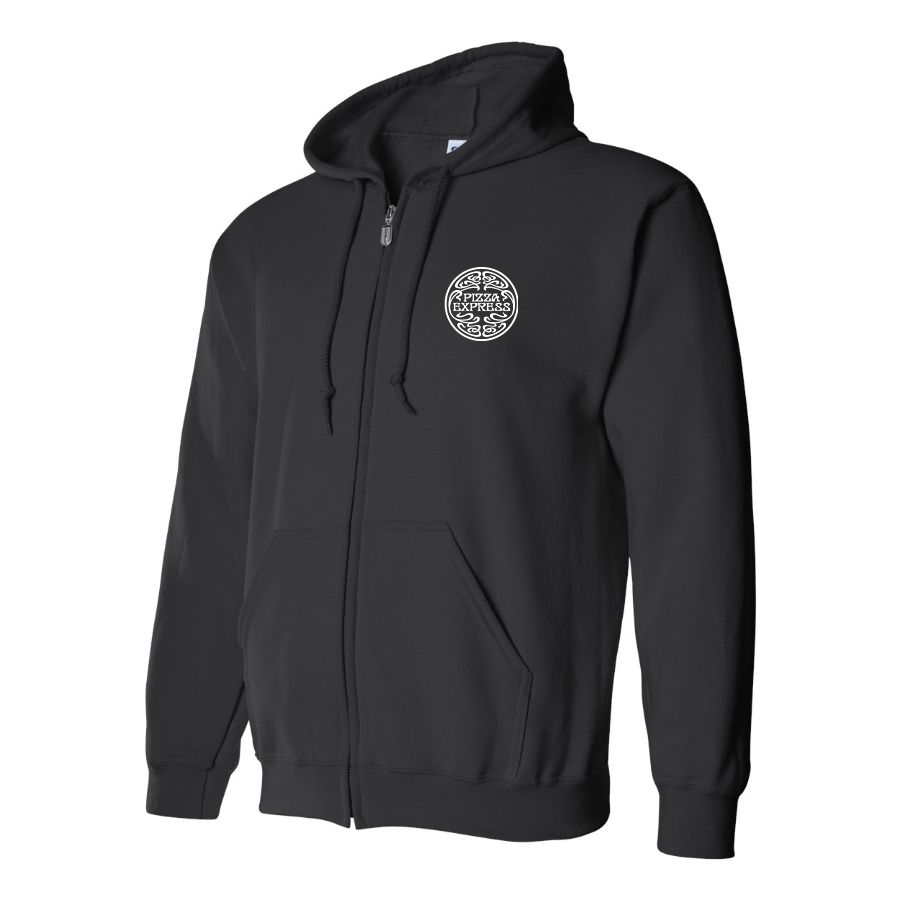 Men's Pizza Express Logo Zipper Hoodie