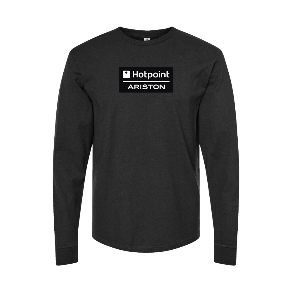 Youth Hotpoint-Ariston Logo Cotton Long Sleeve T-Shirt