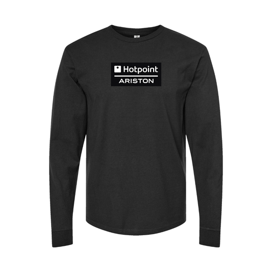 Youth Hotpoint-Ariston Logo Cotton Long Sleeve T-Shirt