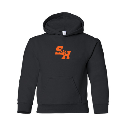 Youth Sam Houston State Bearkats Logo Gildan Heavy Blend  Hooded Sweatshirt