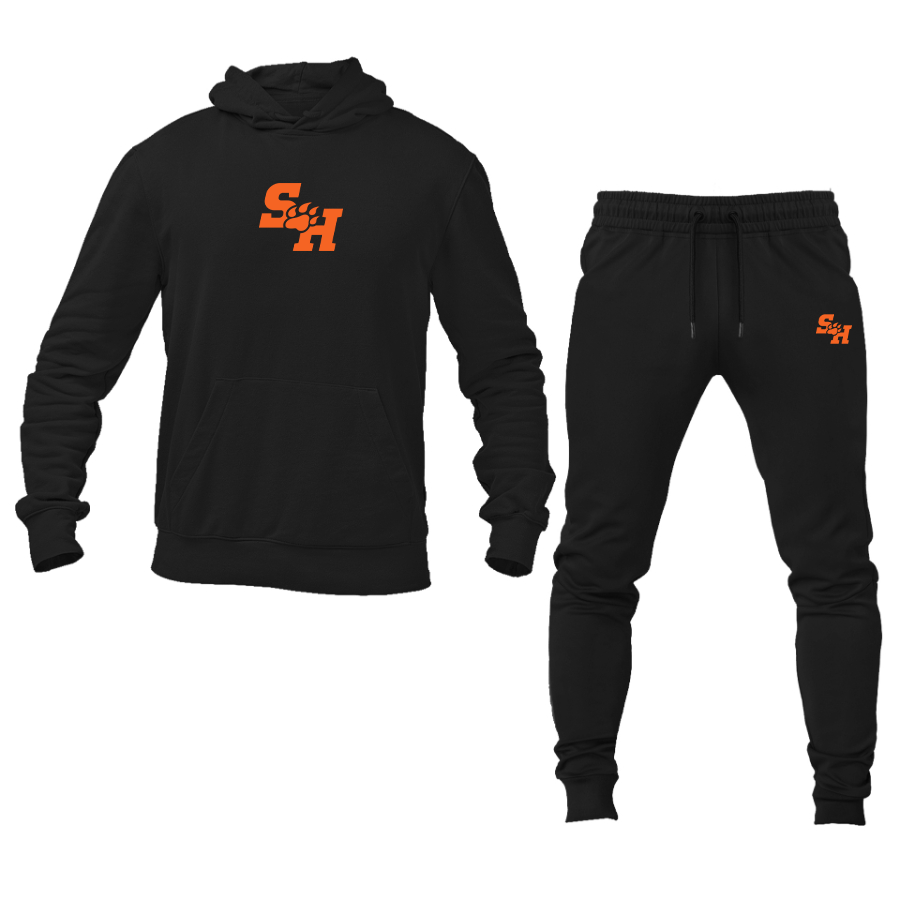 Men's Sam Houston State Bearkats Logo Hoodie Joggers Set