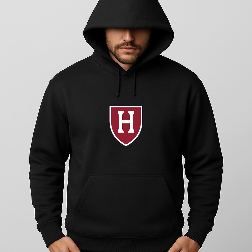 Men's Harvard Crimson Logo Pullover Hoodie