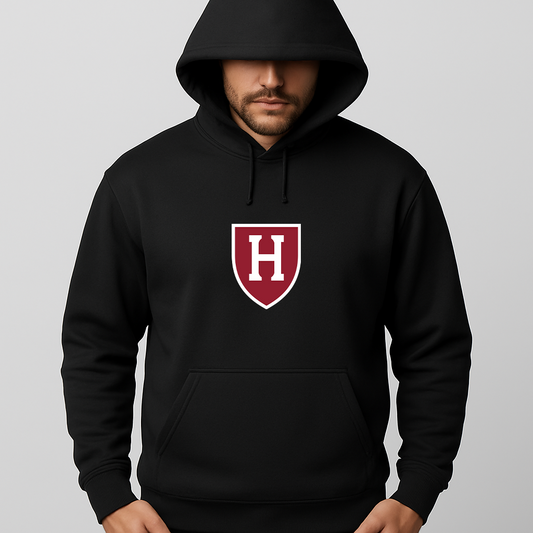 Men's Harvard Crimson Logo Pullover Hoodie