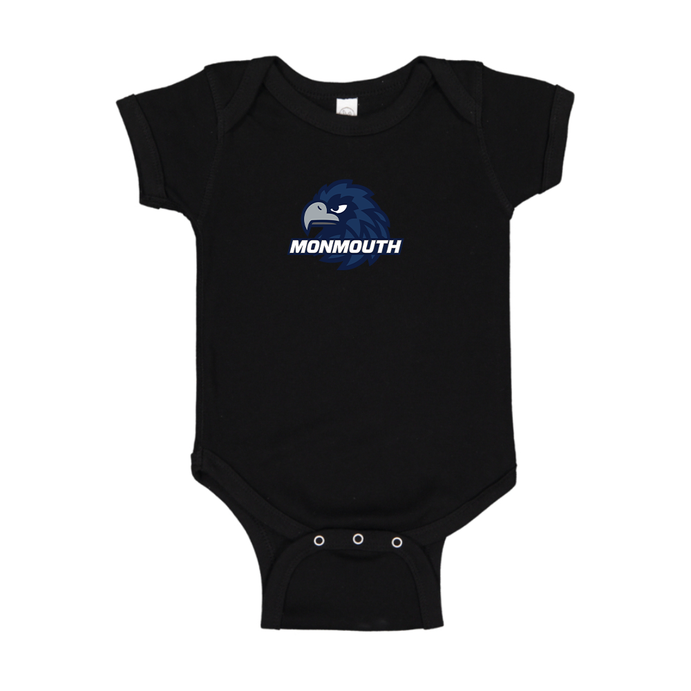 Monmouth Hawks Logo Baby Romper Onesie