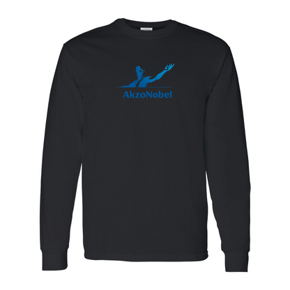 Men's AkzoNobel Logo Gildan Heavy Cotton Long Sleeve T-Shirt