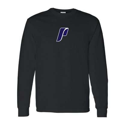 Men's Portland Pilots Logo Gildan Heavy Cotton Long Sleeve T-Shirt