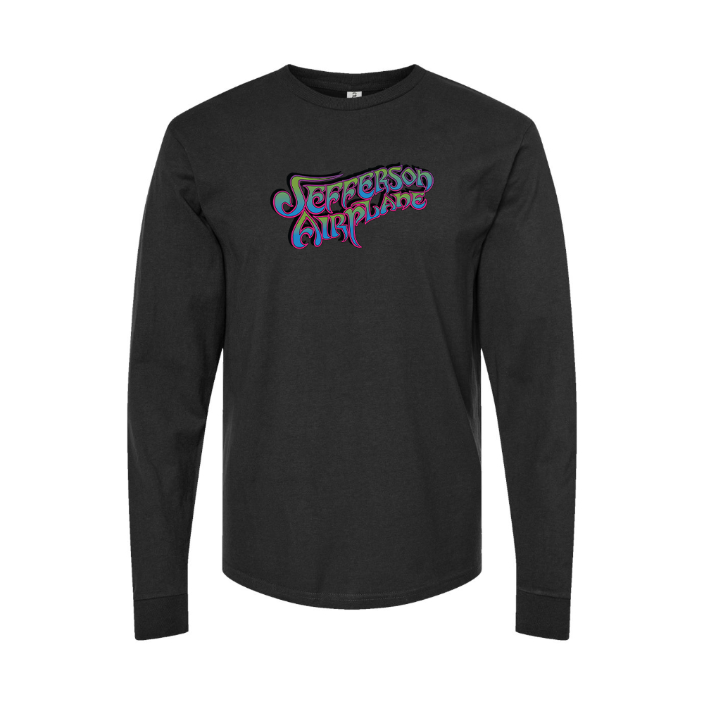 Youth Jefferson Airplane Logo Cotton Long Sleeve T-Shirt