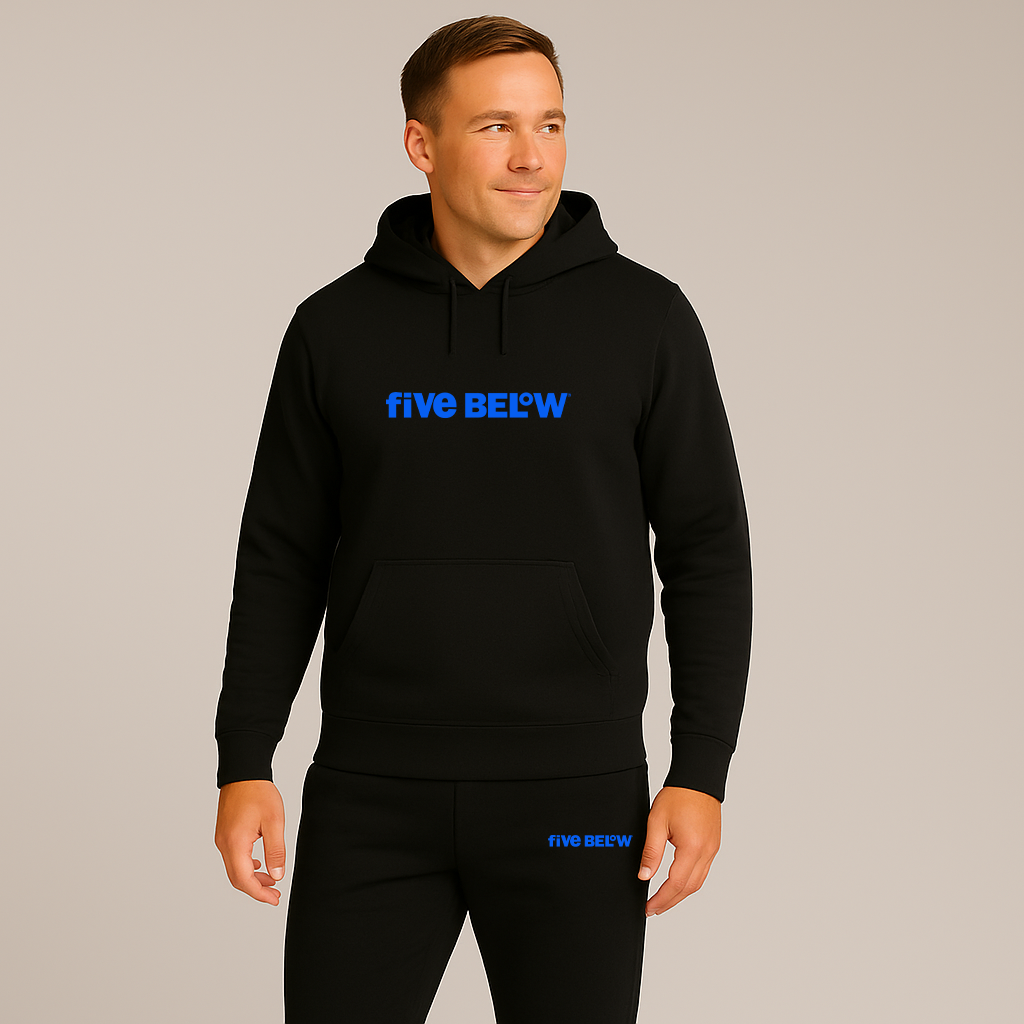 Men's Five Below Logo Hoodie Joggers Set