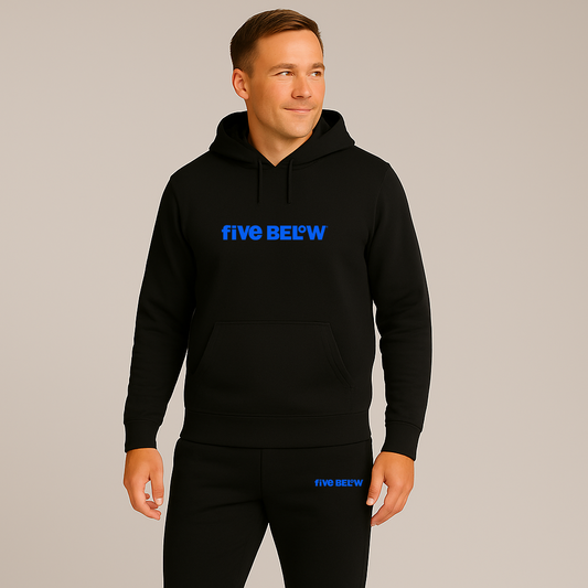 Men's Five Below Logo Hoodie Joggers Set