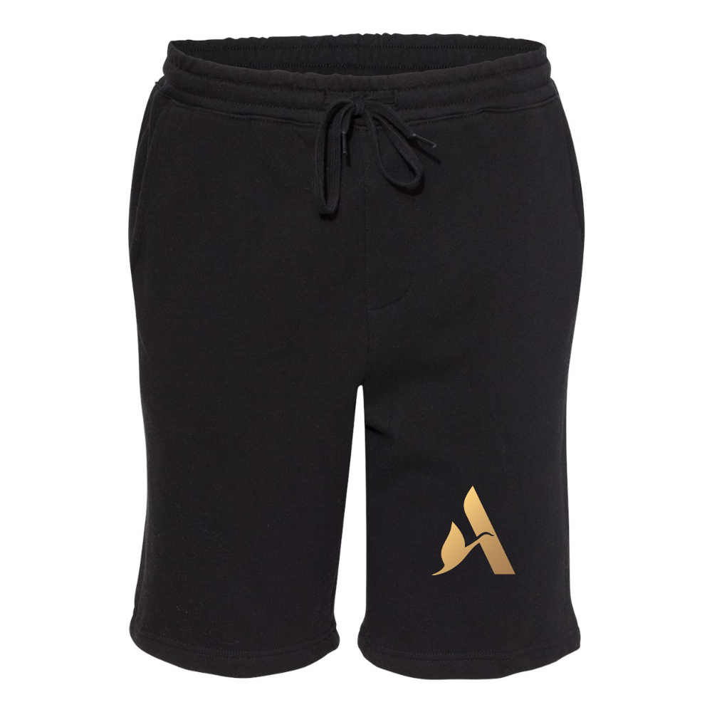 Men's  Accor Golden Logo Independent Trading Co Midweight Fleece Shorts