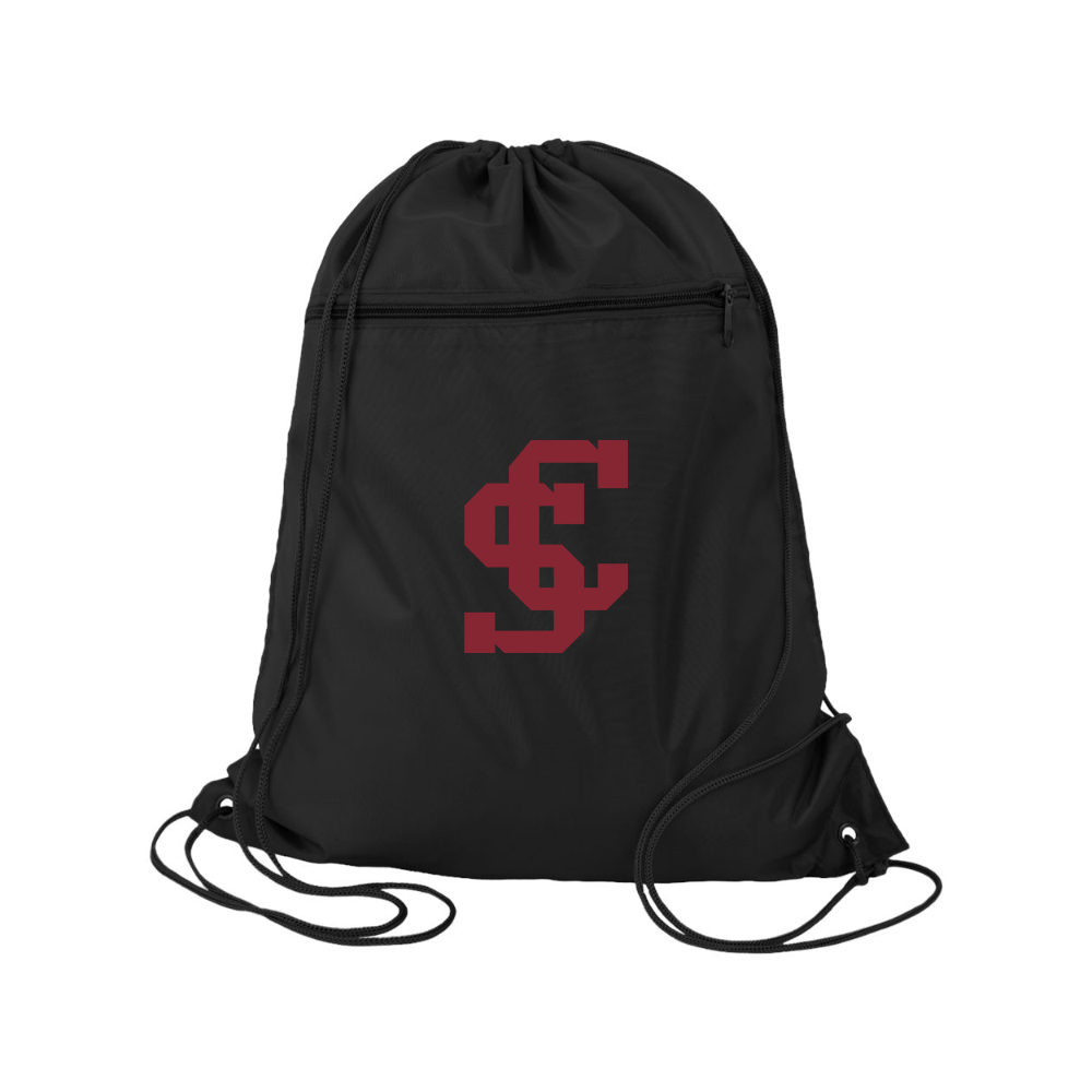 Santa Clara Broncos Logo Q-Tees - Polyester Cinchpack