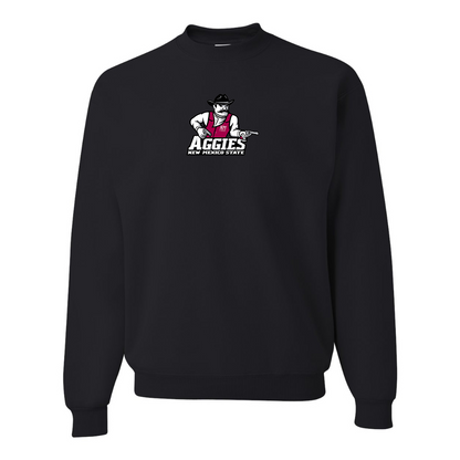 Men's Aggies New Mexico State Logo  JERZEES NuBlend Crewneck Sweatshirt