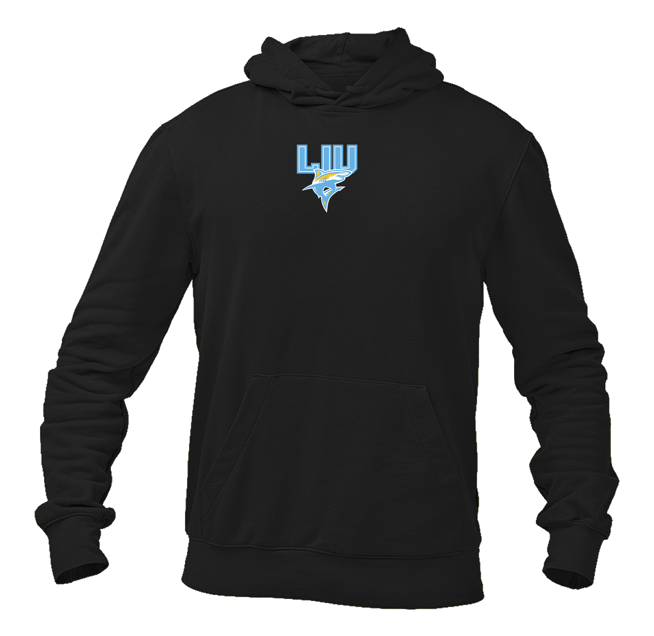 Men's LIU Brooklyn Blackbirds Logo Pullover Hoodie