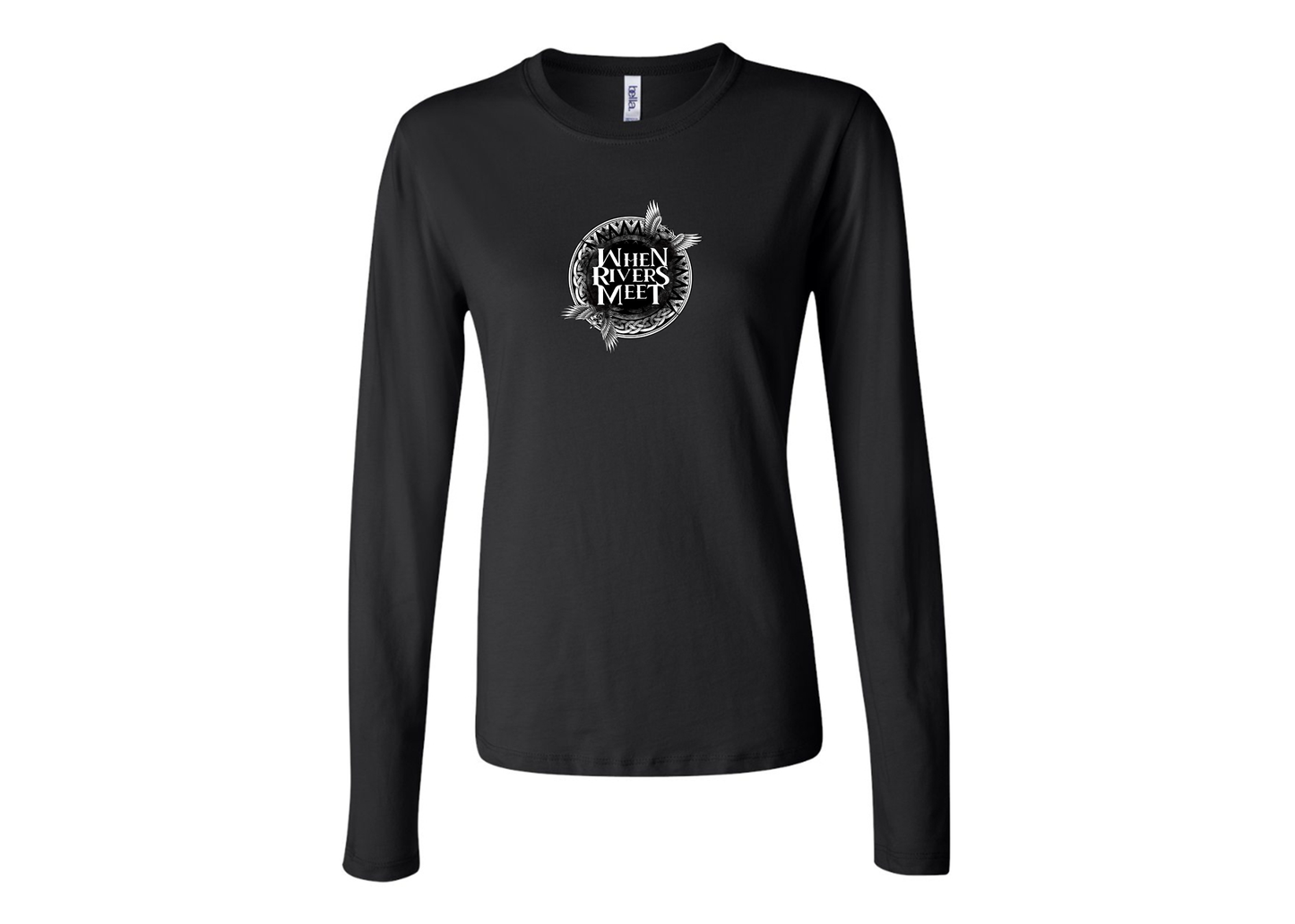 BELLA CANVAS Women’s When Rivers Meet Jersey Long Sleeve Tee