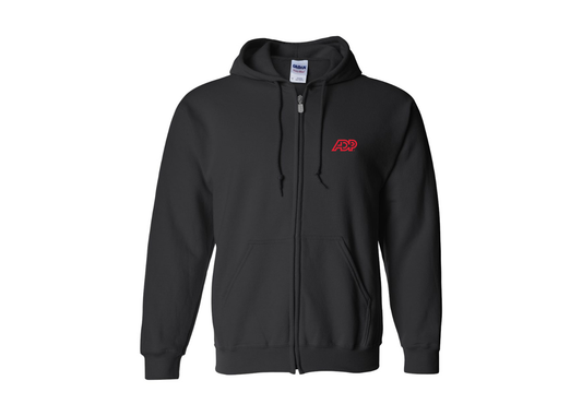 Men's ADP Logo Gildan  Heavy Blend Full Zip Hooded Sweatshirt